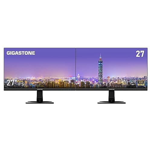 Amazon.com: Gigastone 27 inch IPS LED Back Light Monitor 2-Pack